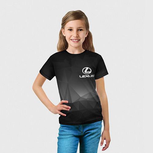 Детская футболка LEXUS / 3D-принт – фото 5