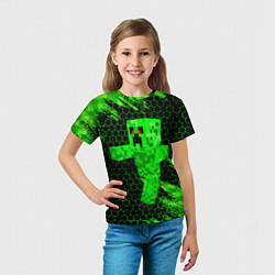 Футболка детская MINECRAFT CREEPER, цвет: 3D-принт — фото 2