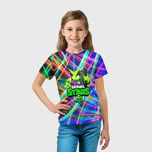 Детская футболка BRAWL STARS:8 BIT VIRUS / 3D-принт – фото 5
