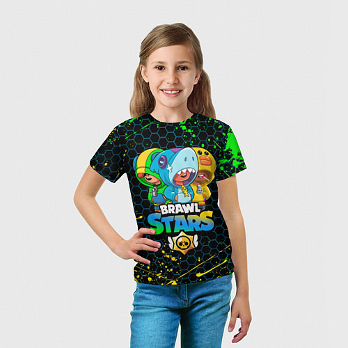 Детская футболка BRAWL STARS LEON SKINS / 3D-принт – фото 5
