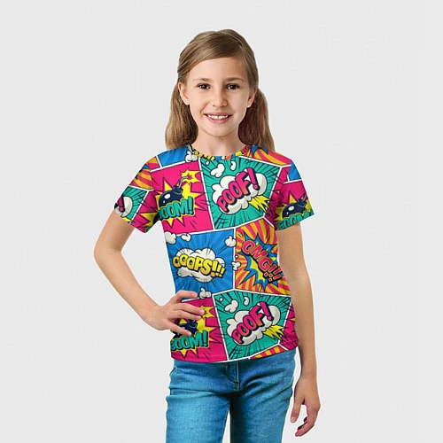 Детская футболка COMICS ART / 3D-принт – фото 5