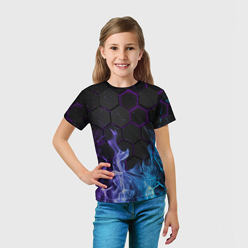 Детская футболка Fire / 3D-принт – фото 5