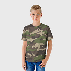 Футболка детская МИЛИТАРИ, цвет: 3D-принт — фото 2