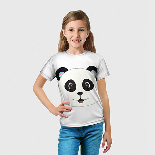 Детская футболка Panda / 3D-принт – фото 5