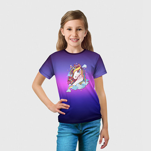 Детская футболка Единорог / 3D-принт – фото 5