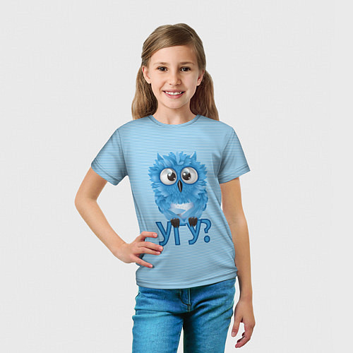 Детская футболка Сова / 3D-принт – фото 5