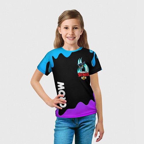 Детская футболка BRAWL STARS MECHA CROW / 3D-принт – фото 5