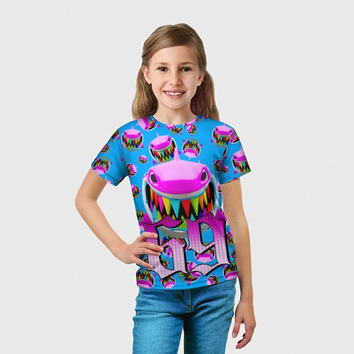 Детская футболка 6IX9INE GOOBA / 3D-принт – фото 5
