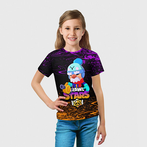 Детская футболка BRAWL STARS GALE / 3D-принт – фото 5