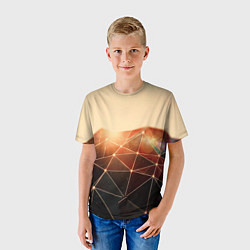 Футболка детская ABSTRACT DIGITAL, цвет: 3D-принт — фото 2