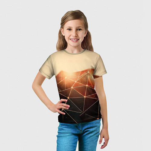 Детская футболка ABSTRACT DIGITAL / 3D-принт – фото 5