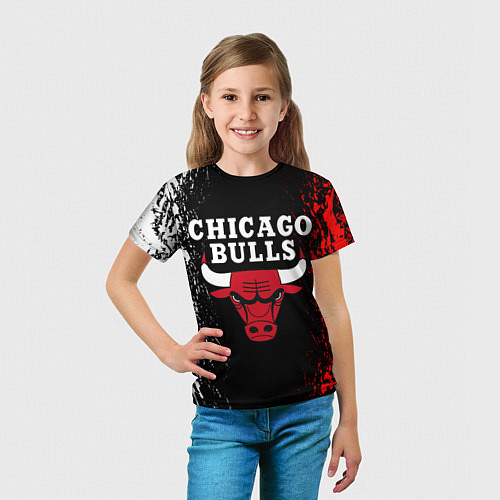 Детская футболка CHICAGO BULLS / 3D-принт – фото 5