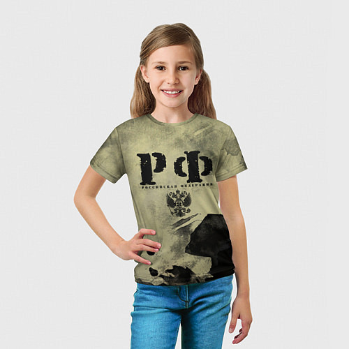 Детская футболка РФ / 3D-принт – фото 5