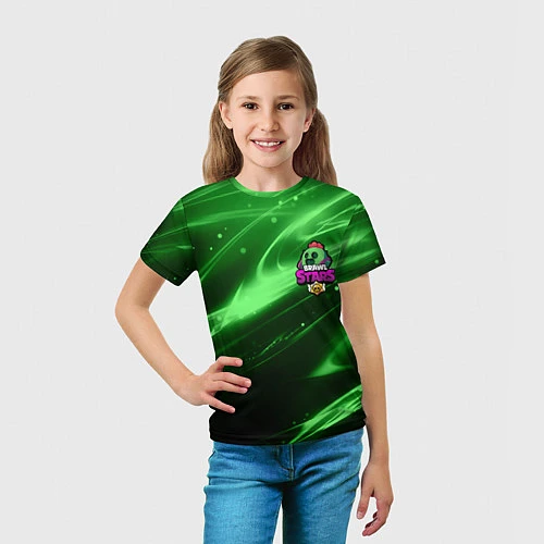 Детская футболка СПАЙК BRAWL STARS / 3D-принт – фото 5