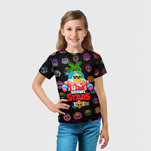Детская футболка BRAWL STARS NEW SPROUT 14 / 3D-принт – фото 5