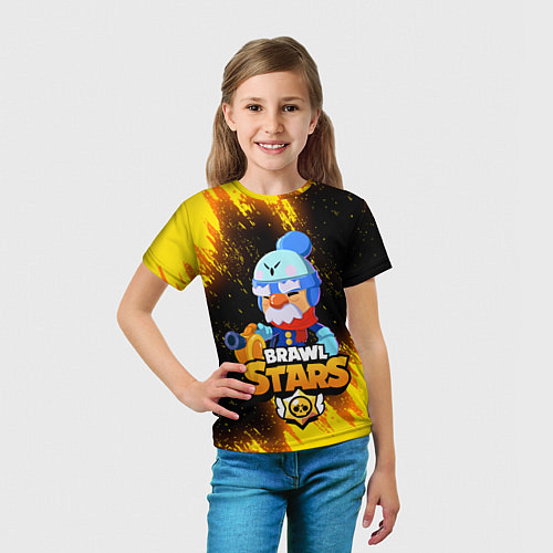 Детская футболка BRAWL STARS GALE / 3D-принт – фото 5