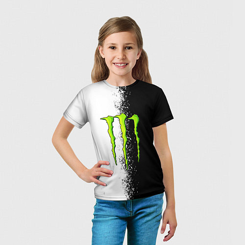Детская футболка MONSTER ENERGY / 3D-принт – фото 5