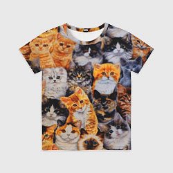 Футболка детская КОТЯТКИ, цвет: 3D-принт