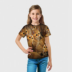 Футболка детская КОТЯТУШКИ, цвет: 3D-принт — фото 2