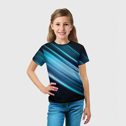 Детская футболка GEOMETRY STRIPES / 3D-принт – фото 5