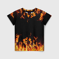 Футболка детская FIRE ОГОНЬ, цвет: 3D-принт