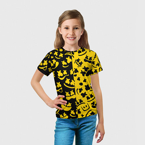 Детская футболка FORTNITE x MARSHMELLO / 3D-принт – фото 5