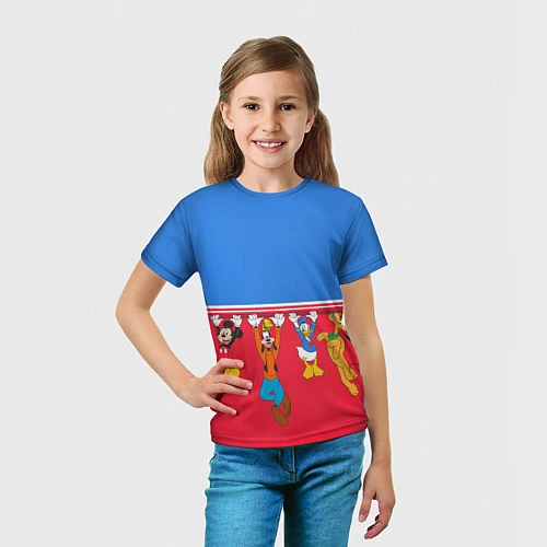 Детская футболка Диснеевские друзья / 3D-принт – фото 5