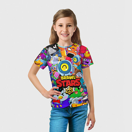 Детская футболка BRAWL STARS NANI / 3D-принт – фото 5