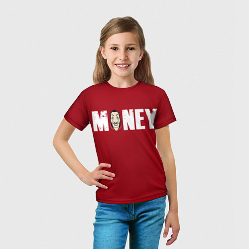Детская футболка Money / 3D-принт – фото 5