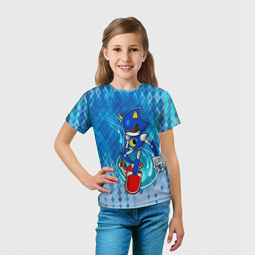 Детская футболка Metal Sonic / 3D-принт – фото 5