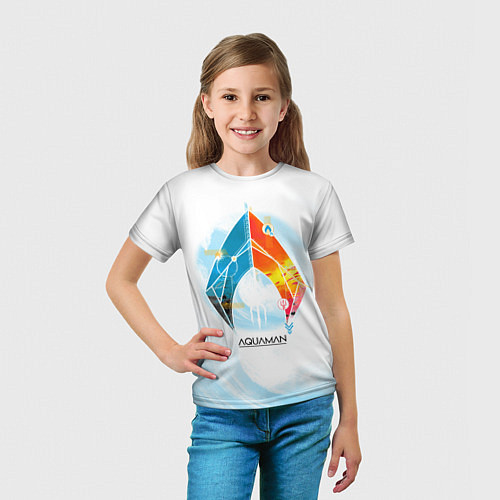 Детская футболка AQUAMAN / 3D-принт – фото 5