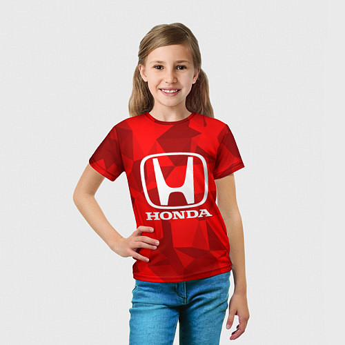 Детская футболка HONDA / 3D-принт – фото 5