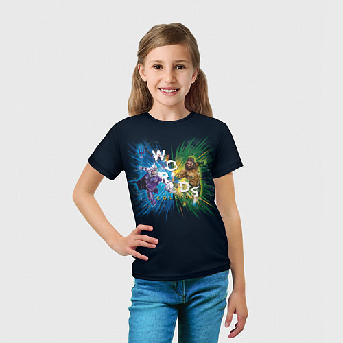 Детская футболка WORLD COLLIDE / 3D-принт – фото 5