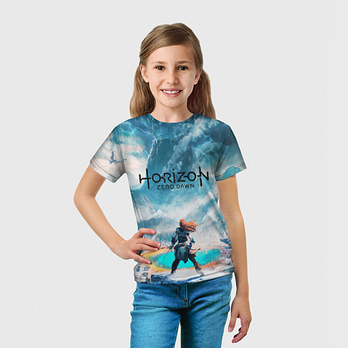 Детская футболка HORIZON ZERO DAWN / 3D-принт – фото 5