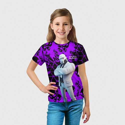 Детская футболка Fortnite Skull / 3D-принт – фото 5