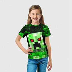 Футболка детская MINECRAFT CREEPER, цвет: 3D-принт — фото 2