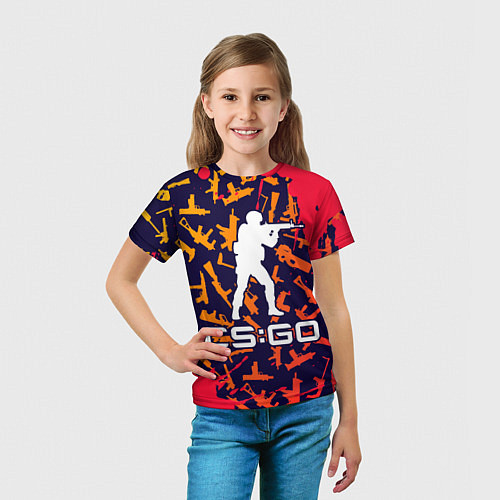 Детская футболка CS GO КС ГО / 3D-принт – фото 5