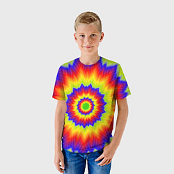 Футболка детская Tie-Dye, цвет: 3D-принт — фото 2