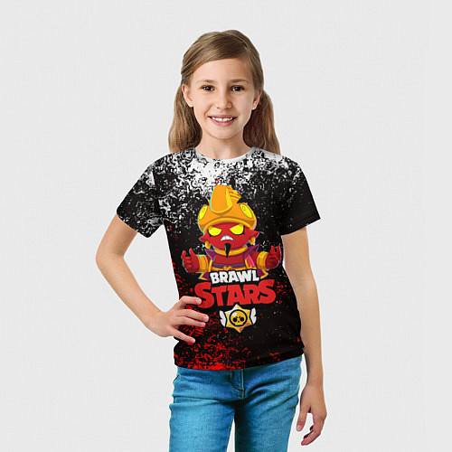 Детская футболка BRAWL STARS EVIL GENE ДЖИН / 3D-принт – фото 5