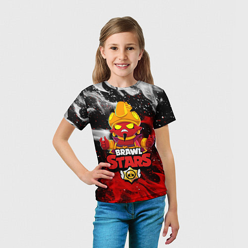 Детская футболка BRAWL STARS EVIL GENE ДЖИН / 3D-принт – фото 5