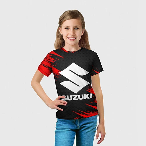 Детская футболка SUZUKI / 3D-принт – фото 5