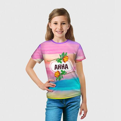 Детская футболка Анна / 3D-принт – фото 5