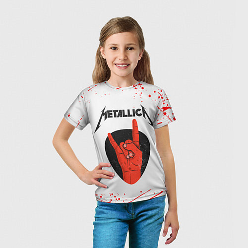 Детская футболка METALLICA Z / 3D-принт – фото 5