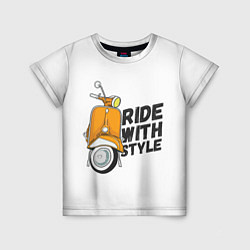 Футболка детская RIDE WITH STYLE Z, цвет: 3D-принт