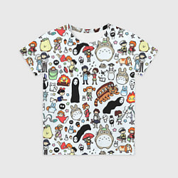 Футболка детская Тоторо, цвет: 3D-принт