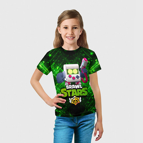 Детская футболка Virus 8 bit brawl stars 8 бит / 3D-принт – фото 5