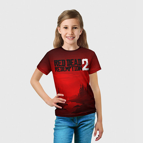 Детская футболка Red Dead Redemption 2 / 3D-принт – фото 5