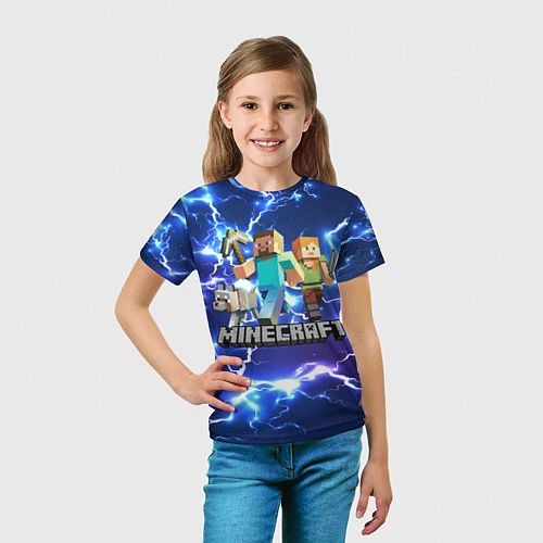 Детская футболка MINECRAFT МАЙНКРАФТ / 3D-принт – фото 5