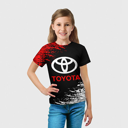 Детская футболка TOYOTA / 3D-принт – фото 5