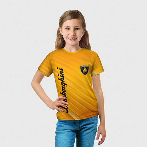 Детская футболка LAMBORGHINI / 3D-принт – фото 5